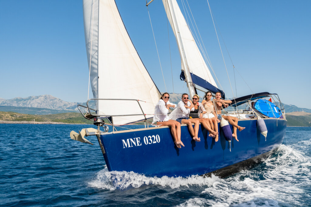 Sailing Lustica peninsula