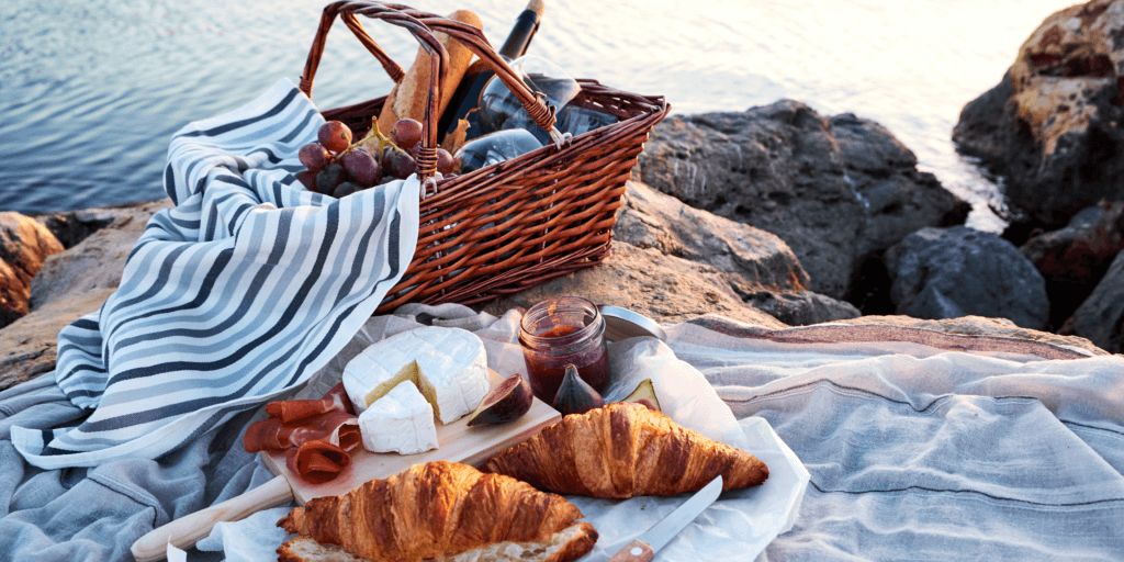 Snack on the beach
